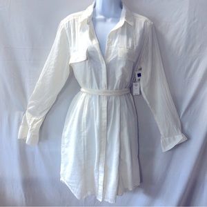 GAP Multifunctional Button Down Long Sleeve Dress with POCKETS!!! RN 54023